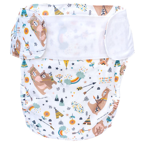 Blümchen - Stoffwindel für Kinder & Erwachsene 2in1 (Inkontinenz Windel) - Mama Bär
