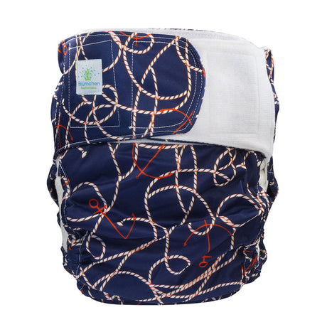 Blümchen - Stoffwindel für Kinder & Erwachsene (Inkontinenz Windel) - Anker