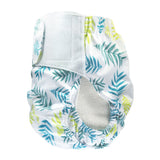 Blümchen - Kinder & Erwachsenen Stoffwindel (Inkontinenz Windel) - Grüne Blätter