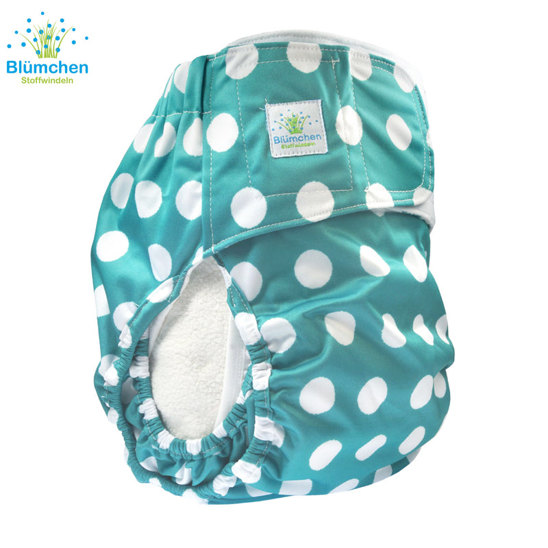 Blümchen - Kinder & Erwachsenen Stoffwindel (Inkontinenz Windel) - Punkte