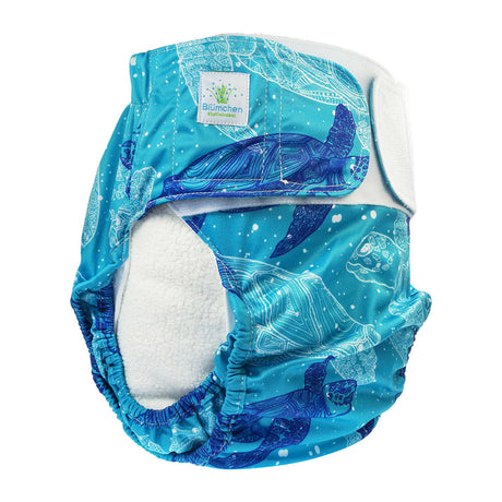 Blümchen - Kinder & Erwachsenen Stoffwindel (Inkontinenz Windel) - Schildkröte