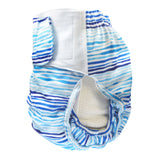 Blümchen - Kinder & Erwachsenen Stoffwindel (Inkontinenz Windel) - Wellen