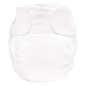 Blümchen - Stoffwindel für Kinder & Erwachsene 2in1 (Inkontinenz Windel) - Weiss