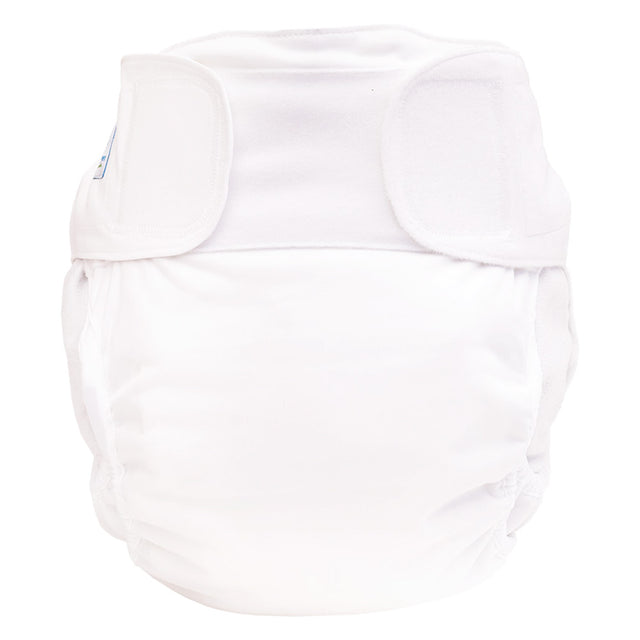 Blümchen - Stoffwindel für Kinder & Erwachsene 2in1 (Inkontinenz Windel) - Weiss