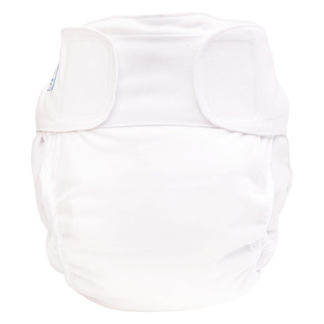 Blümchen - Stoffwindel für Kinder & Erwachsene (Inkontinenz Windel) - Weiss