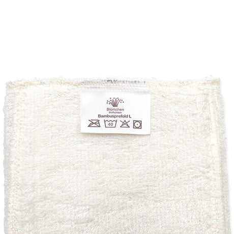 Blümchen - Prefold (Falteinlage) aus Bambus-Frottee