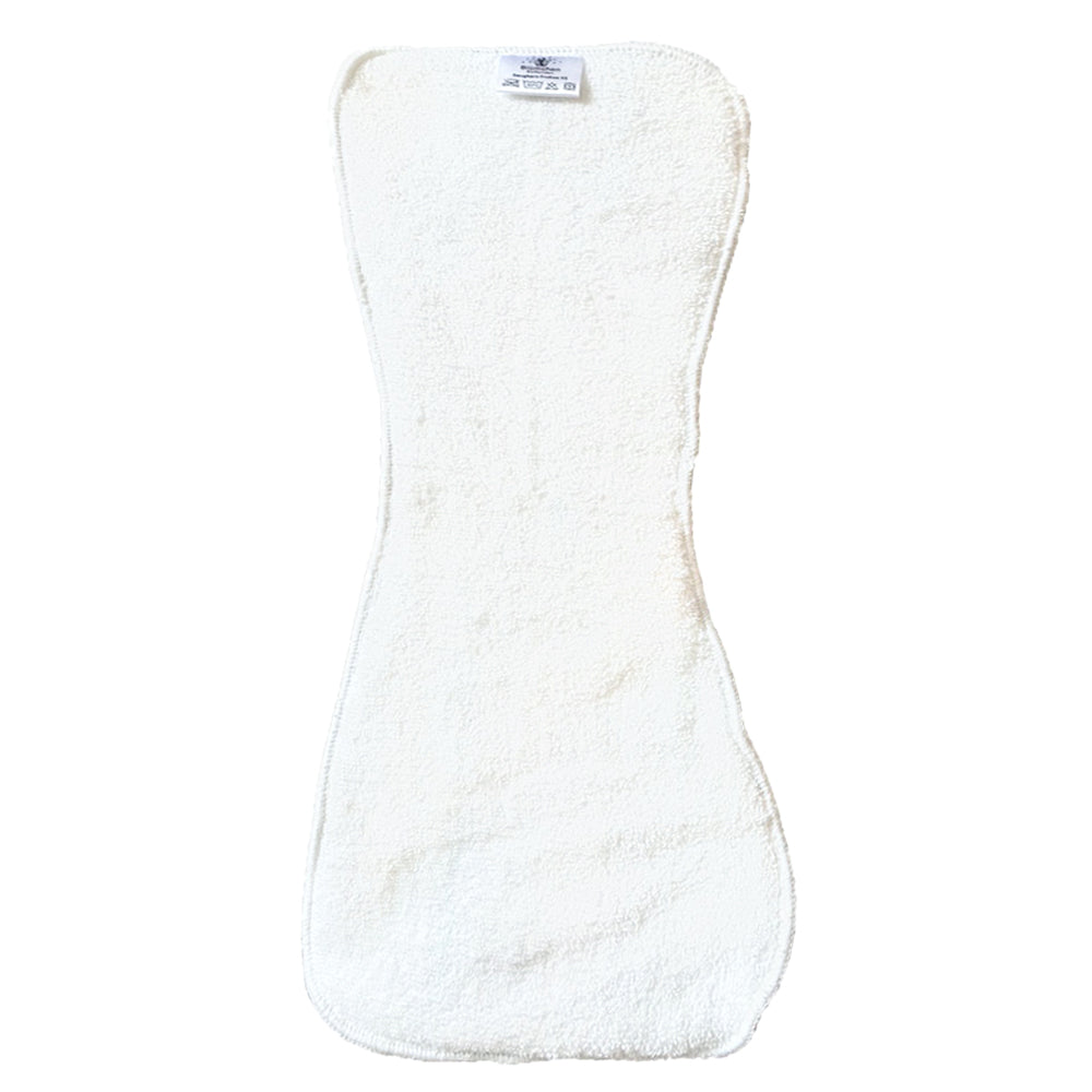 Blümchen - Bambus-Frottee Saugeinlagen für Jugend & Erwachsenenwindeln in drei Größen (XS, S, L)