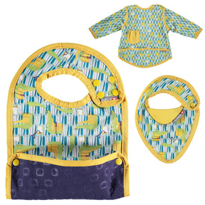 Close Pop-In - Lätzchen Charles & Erin - Phase 1, 2, 3 und 4, Wendelätzchen