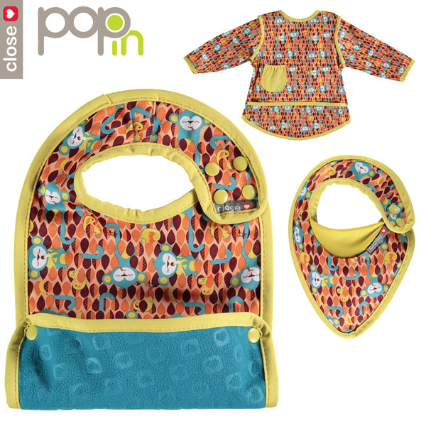 Close Pop-In - Lätzchen Monkey (Ticky & Bert) - Phase 1