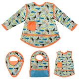 Close Pop-In - Lätzchen Toucan (Tukan) - Phase 1, 2, 3 und 4 - mit und ohne Ärmel, Wende-Lätzchen