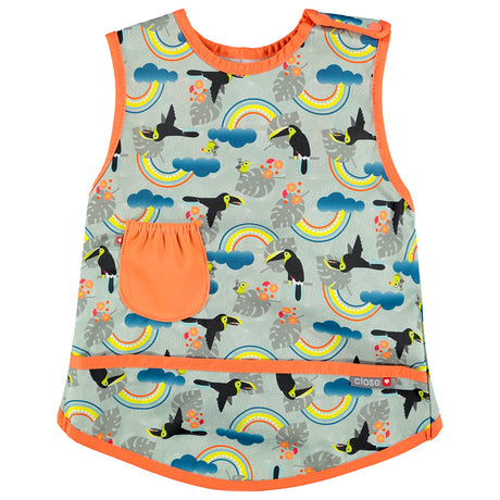 Close Pop-In - Lätzchen Toucan (Tukan) - Phase 1, 2, 3 und 4 - mit und ohne Ärmel, Wende-Lätzchen