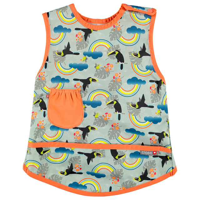 Close Pop-In - Lätzchen Toucan (Tukan) - Phase 1, 2, 3 und 4 - mit und ohne Ärmel, Wende-Lätzchen