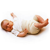 Disana - Wollüberhose (doppelt gestrickt) - Orange - Beste Qualität Made in Germany. kbT