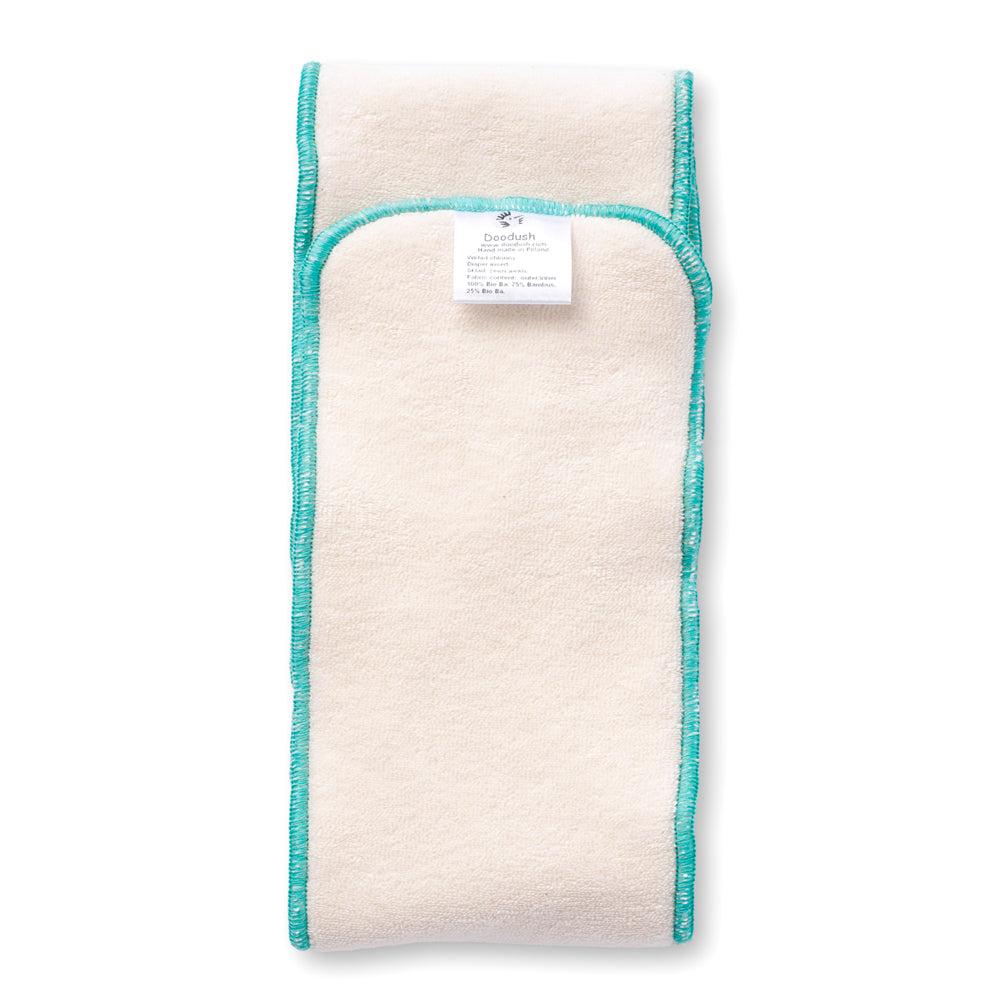Doodush - vierlagige Bio-Prefold-Saugeinlage (Bio-Baumwolle & Bambus)