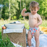 Doodush - V2.0 Überhose mit Laschen - Field Poppies (Feldblumen)