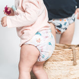 Doodush - V2.0 Überhose mit Laschen - Pastel Bunnies (Hasen)