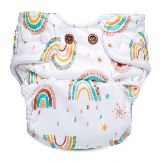 Doodush - V2.0 Überhose (Prefold) - Boho Rainbow - vergleichbar mit Milovia Überhosen