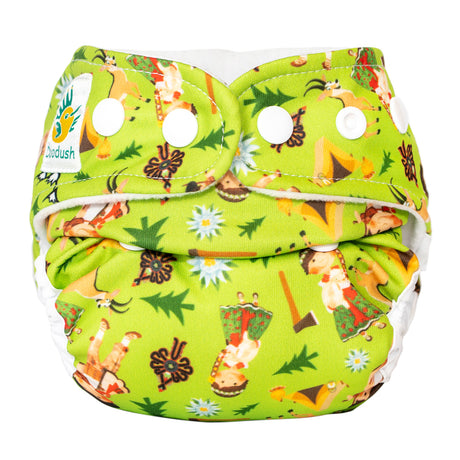 Doodush - V2.0 Überhose mit Laschen - Green Mountains (Berglandschaft)