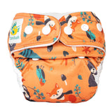 Doodush - V2.0 Überhose mit Laschen - Orange Forest (Waldtiere)