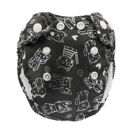 Doodush - V2.0 Überhose mit Laschen - Retro Cats (Katzen)