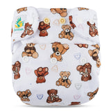 Doodush - V2.0 Überhose (Prefold) - Bears - vergleichbar mit Milovia Überhosen