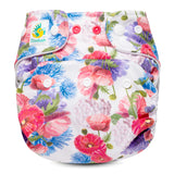 Doodush - V2.0 Überhose mit Laschen - Poppy Bouquet (Mohnblumenstrauß)