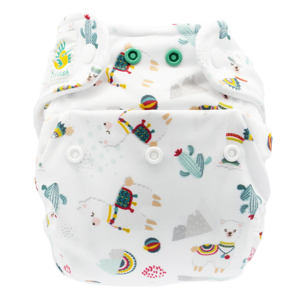 Doodush - V2.0 Überhose mit Laschen - White Llamas (Lamas)