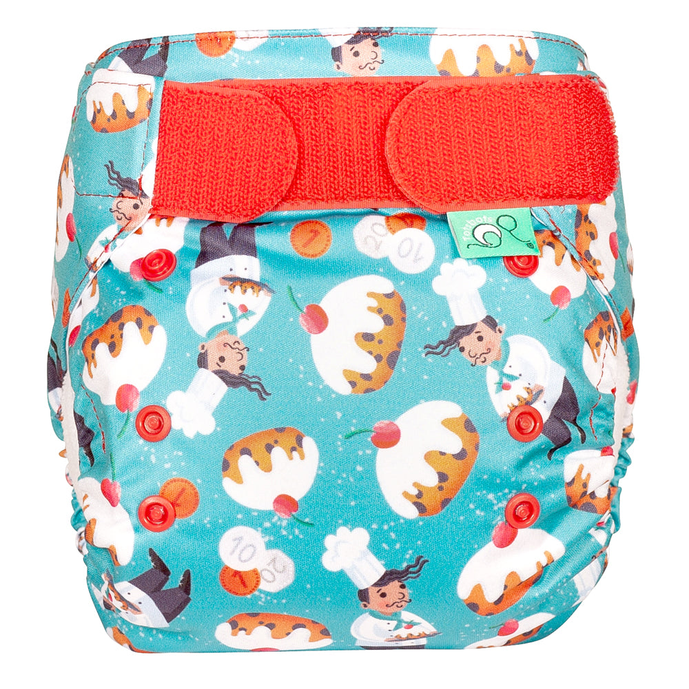 TotsBots EasyFit V5 (STAR) - All In One Stoffwindel - Onesize - Five Currant Buns - Öko-Tex zertifiziert