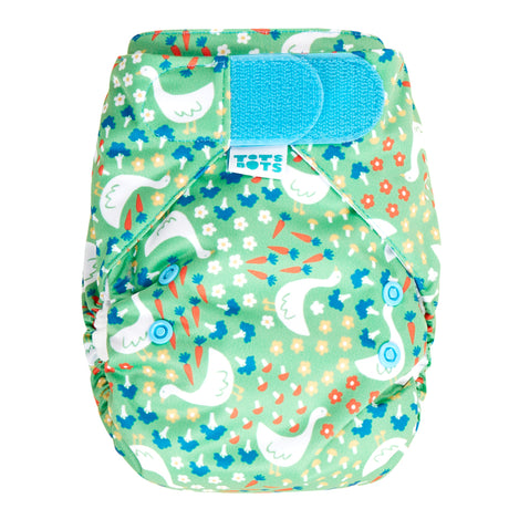 TotsBots EasyFit V5 (STAR) - All In One Stoffwindel - Onesize - Goosey Gander - Öko-Tex zertifiziert