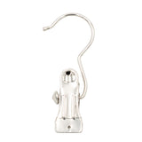 Weber Mehrzweck-Kleiderbügel - Einklammerbügel mit Anti-Rutsch Metall Clip Klammer