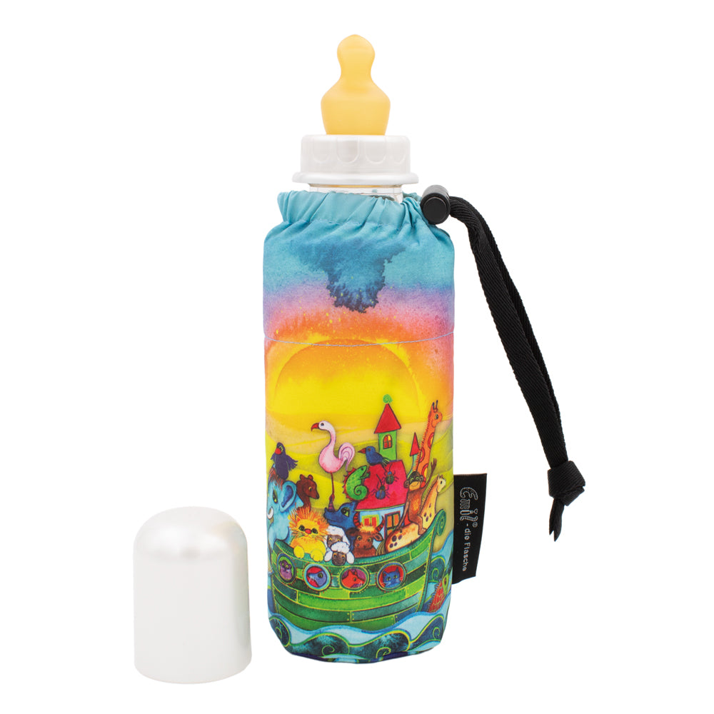 Emil - Babyflasche aus Glas 250 ml – Komplettset (Polyester-Überzug) - Arche