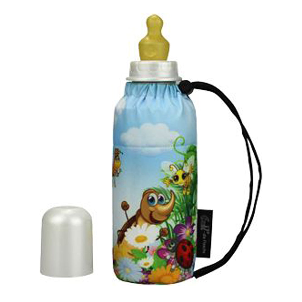 Emil - Babyflasche aus Glas 250 ml – Komplettset (Polyester-Überzug) - Beetles