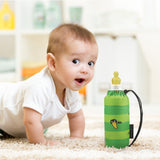 Emil - Babyflasche aus Glas 250 ml – Komplettset (Polyester-Überzug) - Rabe