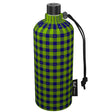 Emil die Flasche aus Glas - 600ml – Komplettset (Bio-Baumwolle-Überzug) - Karo