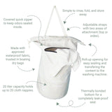 Little Lamb - Nappy Pail - hängender Wäschesack - 60x44 cm