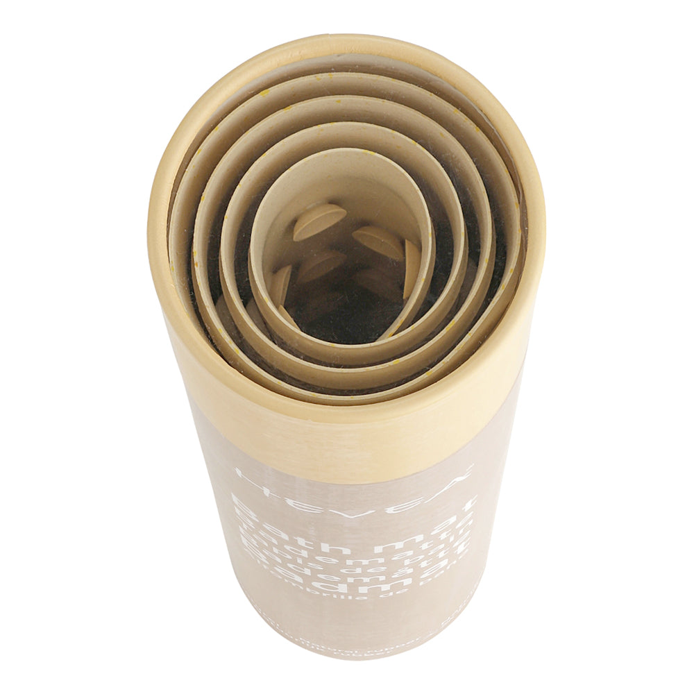 Hevea - Nachhaltige Badewanneneinlage - Upcycling-Naturkautschuk - Anti-Rutsch-Matte (75x34 cm)