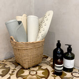 Hevea - Nachhaltige Badewanneneinlage - Upcycling-Naturkautschuk - Anti-Rutsch-Matte (75x34 cm)