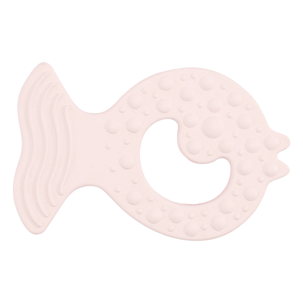 BumiBébé by Hevea - Beißring - Greifling - Zahnungshilfe - Fisch - 100% Naturkautschuk