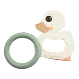 Hevea - Ente "Kawan" Zahnungsset (100 % Naturkautschuk) mit Beißring gegen Zahnschmerzen