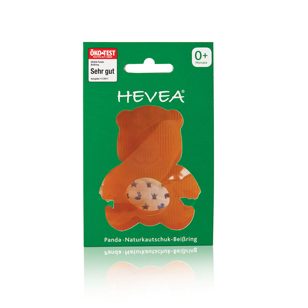 Hevea - "Panda" Beißring (100% Naturkautschuk) - Zahnungshilfe