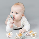 Hevea - Schnuller Traditional bunt (100% Naturkautschuk) - Rund