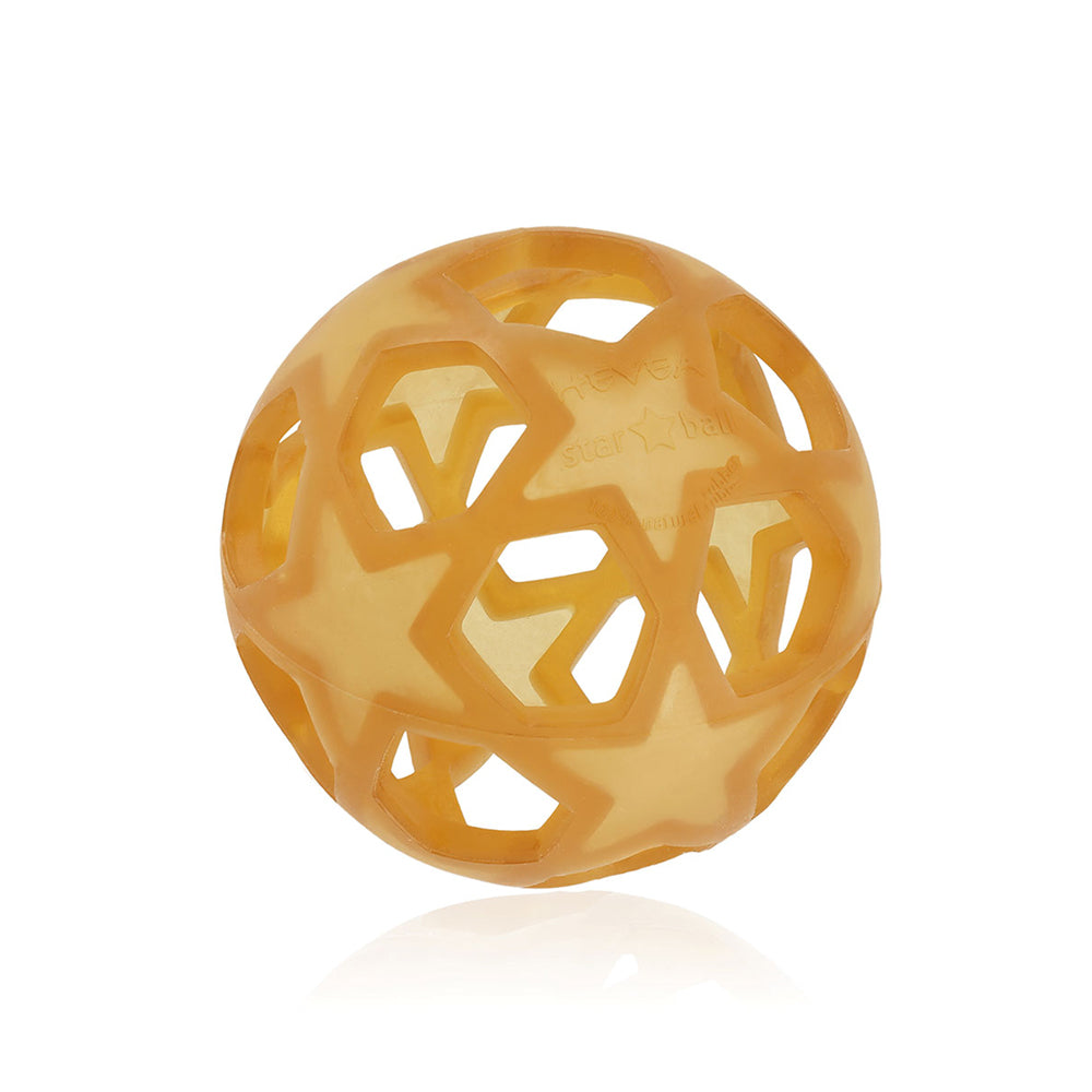 Hevea - "Star Ball" Greifball (100% Naturkautschuk) - Motorikspielzeug