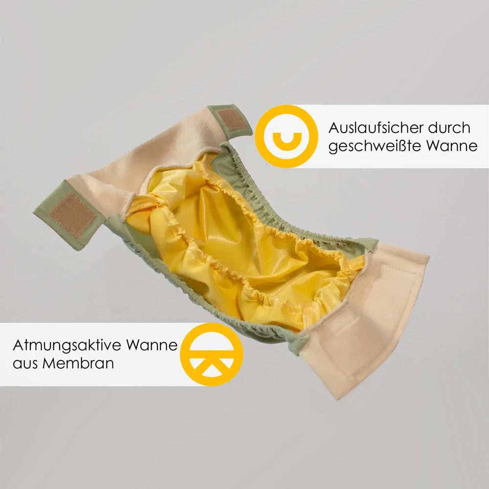 Kniti - Stoffwindel Überhose - Schwarz