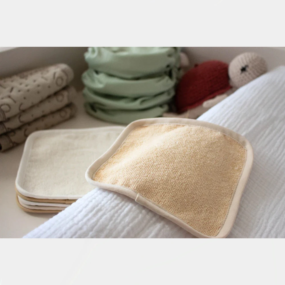 Kniti - Baby-Waschlappen – Nachhaltige & weiche Waschtücher für Babys (6 Stück)