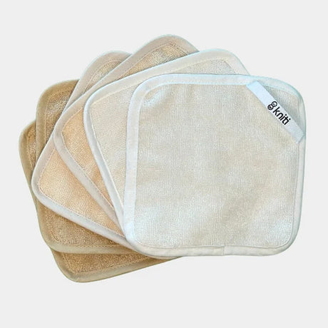 Kniti - Baby-Waschlappen – Nachhaltige & weiche Waschtücher für Babys (6 Stück)