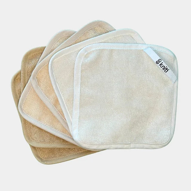 Kniti - Baby-Waschlappen – Nachhaltige & weiche Waschtücher für Babys (6 Stück)