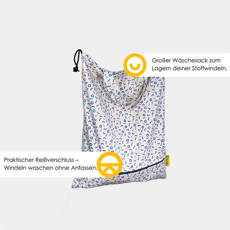 Kniti - Wetbag | Wäschesack | Pail Liner | Wäschebeutel für Zuhause