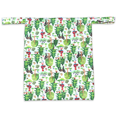 Little Clouds - einfache Nasstasche (Wetbag) - Gr. L (53x44 cm)