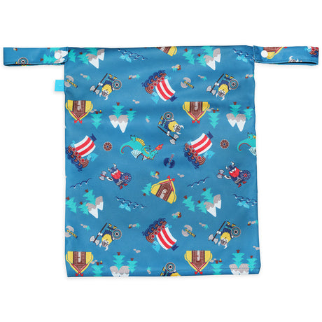 Little Clouds - doppelte Nasstasche mit Trockenfach (Wet & Drybag) - Gr. L (53x44 cm)