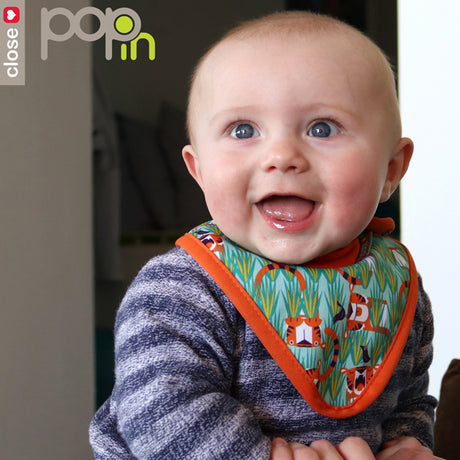 Close Pop-In - Lätzchen Oswald & Bo - Phase 1, 2, 3 und 4, Wendelätzchen